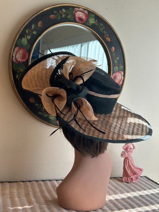 Fabulous Wide Brimmed Sinamay Sun Hat